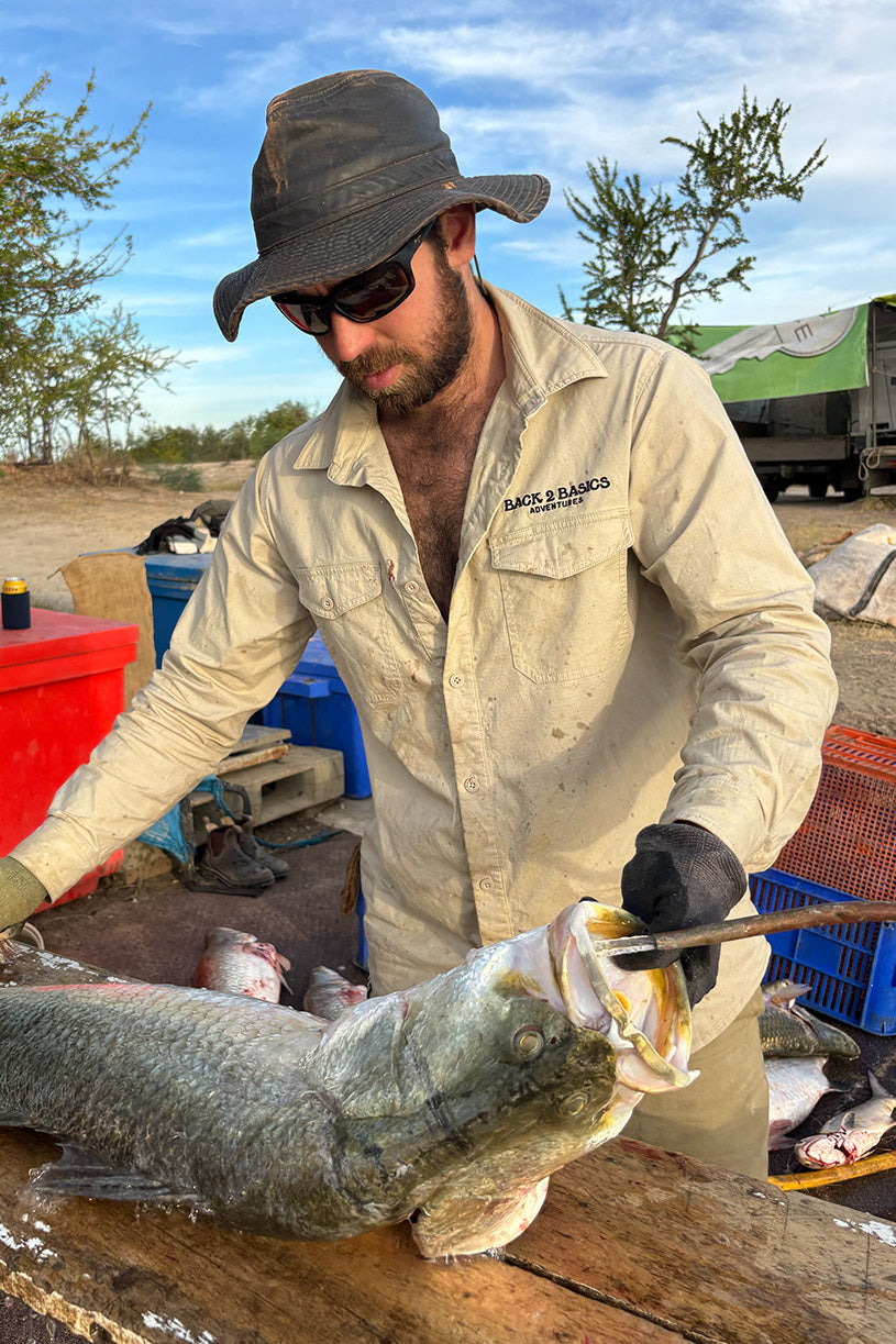 B2B Light Weight Fishing Shirt - Beige